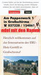 Mobile Screenshot of eru-holz.de