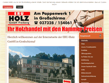 Tablet Screenshot of eru-holz.de